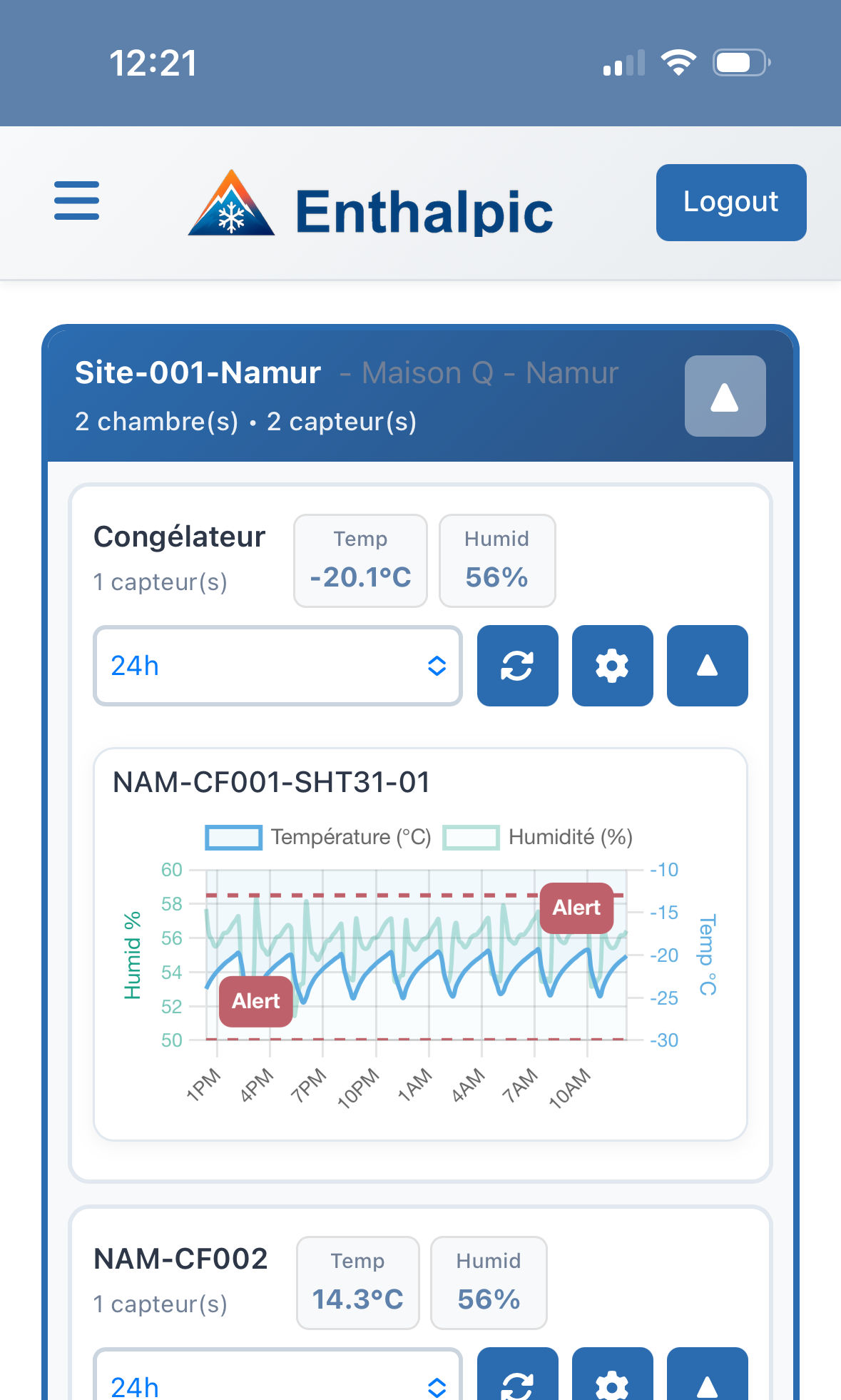 Application mobile monitoring